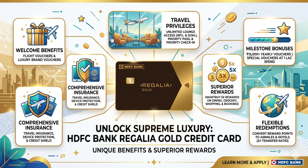 HDFC Regalia Gold Benefits