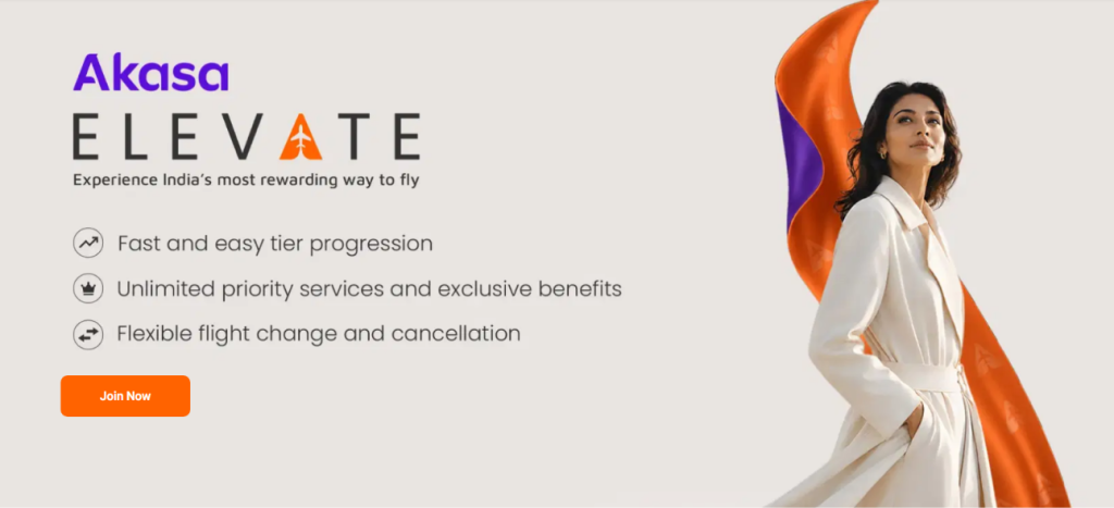 Akasa Elevate - Accumulate your Elevate Points and redeem them seamlessly on future flight bookings